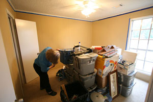 Front bedroom and music room