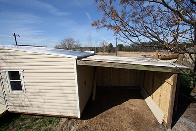 ramp and lean-to