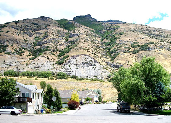 Mountain in the back yard