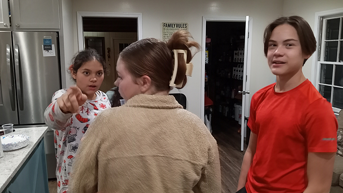 Kayla, Lydia, and Edwynne